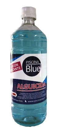 Botella de alguicida Piscina Blue de 1 litro