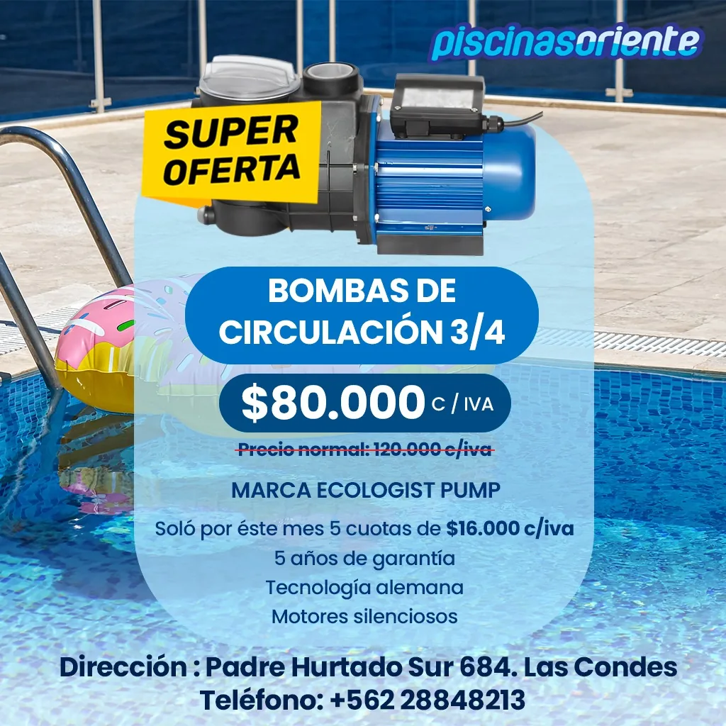 Oferta de bomba de circulación Ecologist Pump de tres cuartos HP